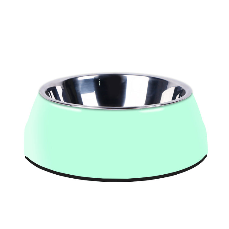 Dog Supplies Bowls Large Stainless Steel Food Bowls Pet Cat Bowls Small Pink Dog