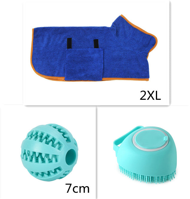 Silicone Dog Bath Massage Gloves Brush Pet Cat Bathroom Cleaning Tool Comb Brush For Dog Can Pour Shampoo Dog Grooming Supplies Small Pink Dog