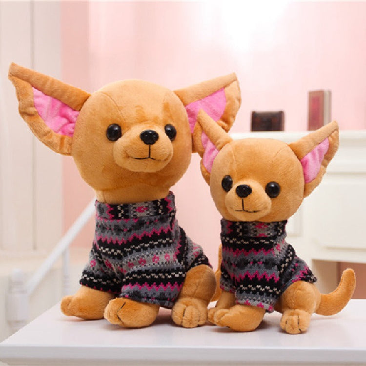 Dog doll Plush toys Small Pink Dog