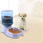 Automatic Pet Feeder Water Fountain Small Pink Dog