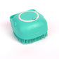 Silicone Dog Bath Massage Gloves Brush Pet Cat Bathroom Cleaning Tool Comb Brush For Dog Can Pour Shampoo Dog Grooming Supplies Small Pink Dog