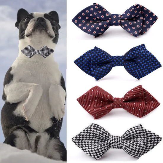 Pet Accessories Dog Bow Tie British Bow Tie Small Pink Dog